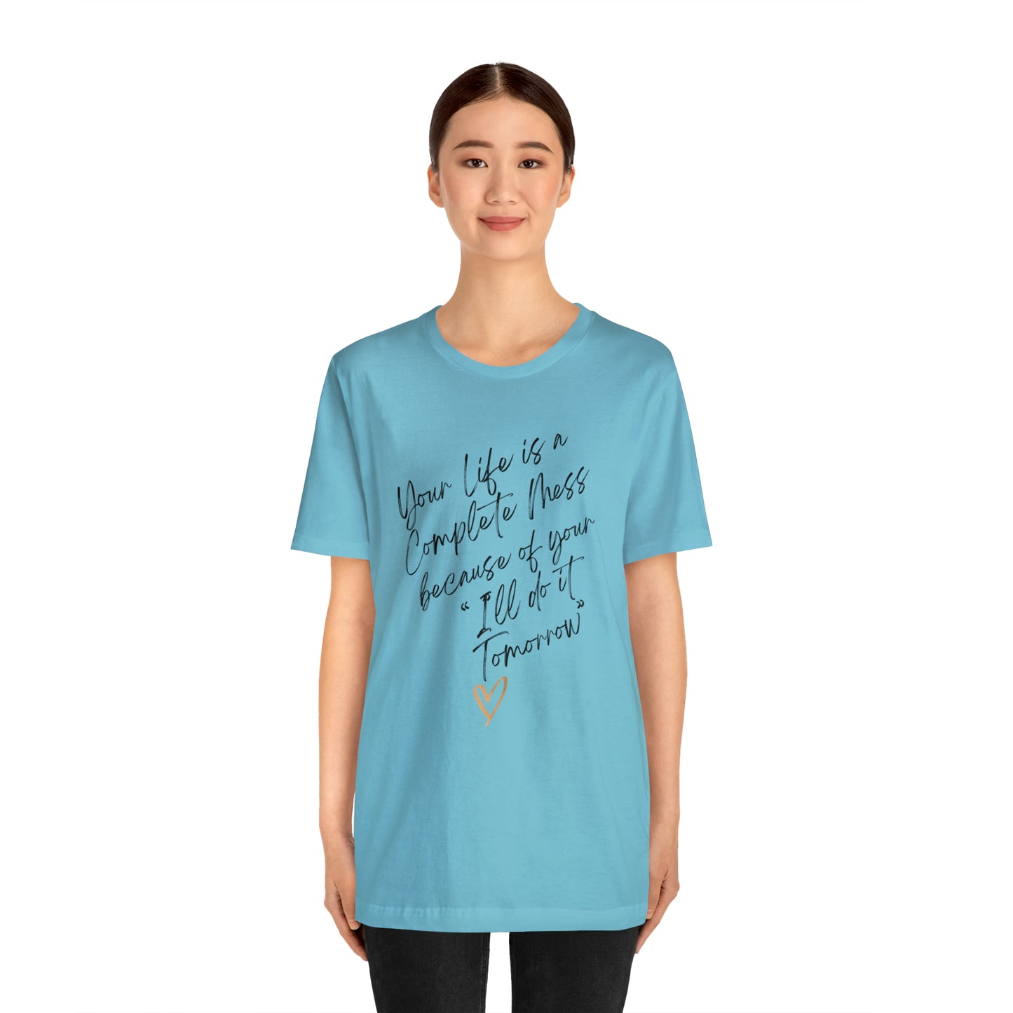 A messy life Unisex Jersey Short Sleeve Tee