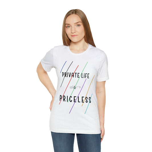 Private life Unisex Jersey Short Sleeve Tee